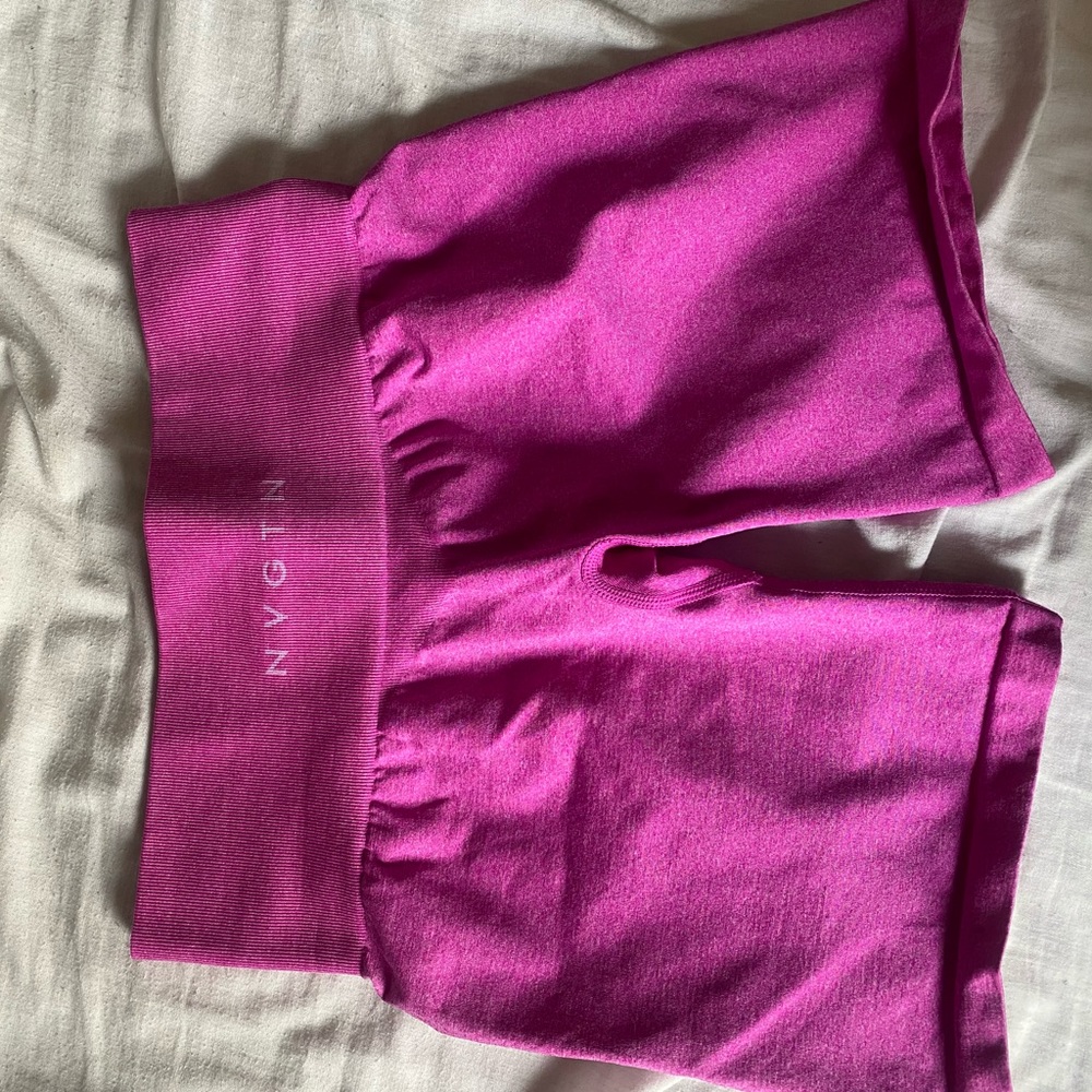 Hot pink NVGTN shorts